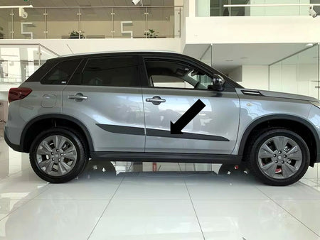 Seitenschutzleisten schwarz für Suzuki Vitara Typ LY ab Facelift Baujahr 11.2018- LB002 g