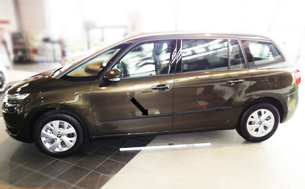 Seitenschutzleisten schwarz für Citroen C4 Grand Picasso II ab 09.2013- F14/16 b
