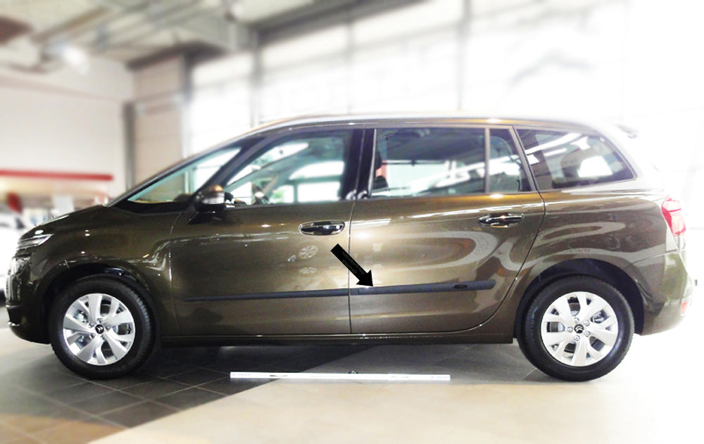 Seitenschutzleisten schwarz für Citroen C4 Grand Picasso II ab 09.2013- F14/16 d