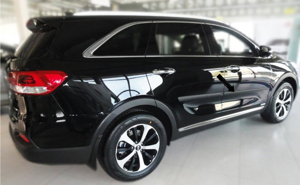 Seitenschutzleisten schwarz für Kia Sorento III SUV Kombi Typ UM ab 2015- F15/20 b