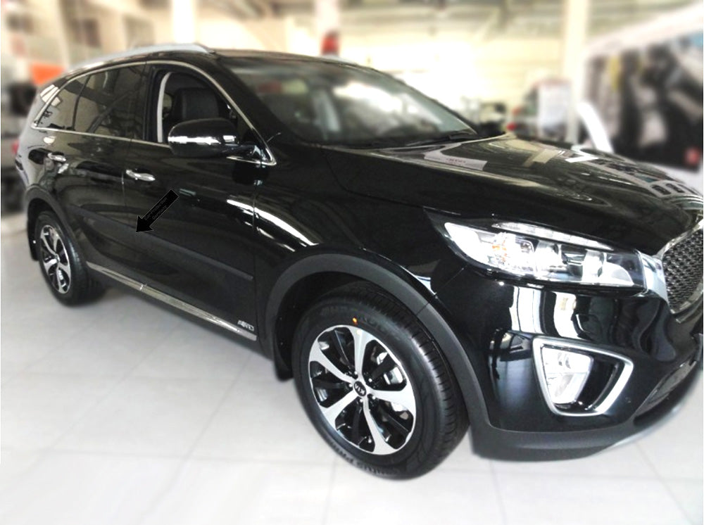 Seitenschutzleisten schwarz für Kia Sorento III SUV Kombi Typ UM ab 2015- F15/20 e
