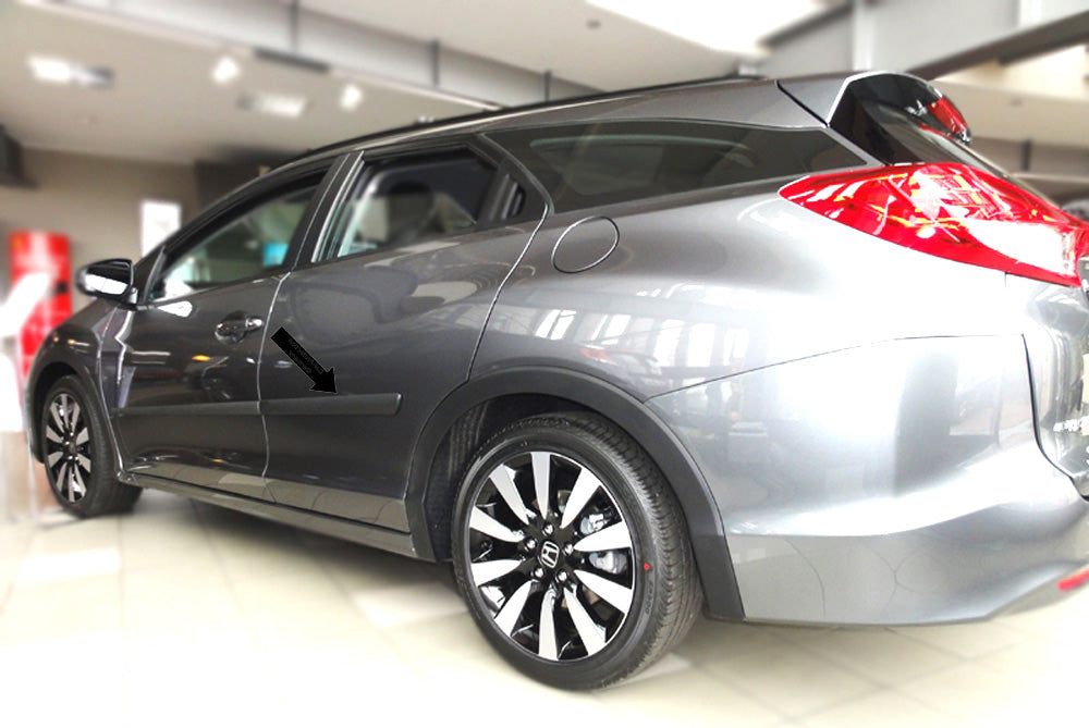 Seitenschutzleisten schwarz für Honda Civic Tourer IX Kombi ab Bj. 2013- F16/14 d