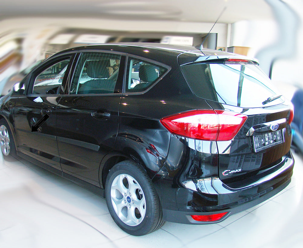 Seitenschutzleisten schwarz für Ford C-Max II Kombi ab Baujahr 12.2010- F16/20 b