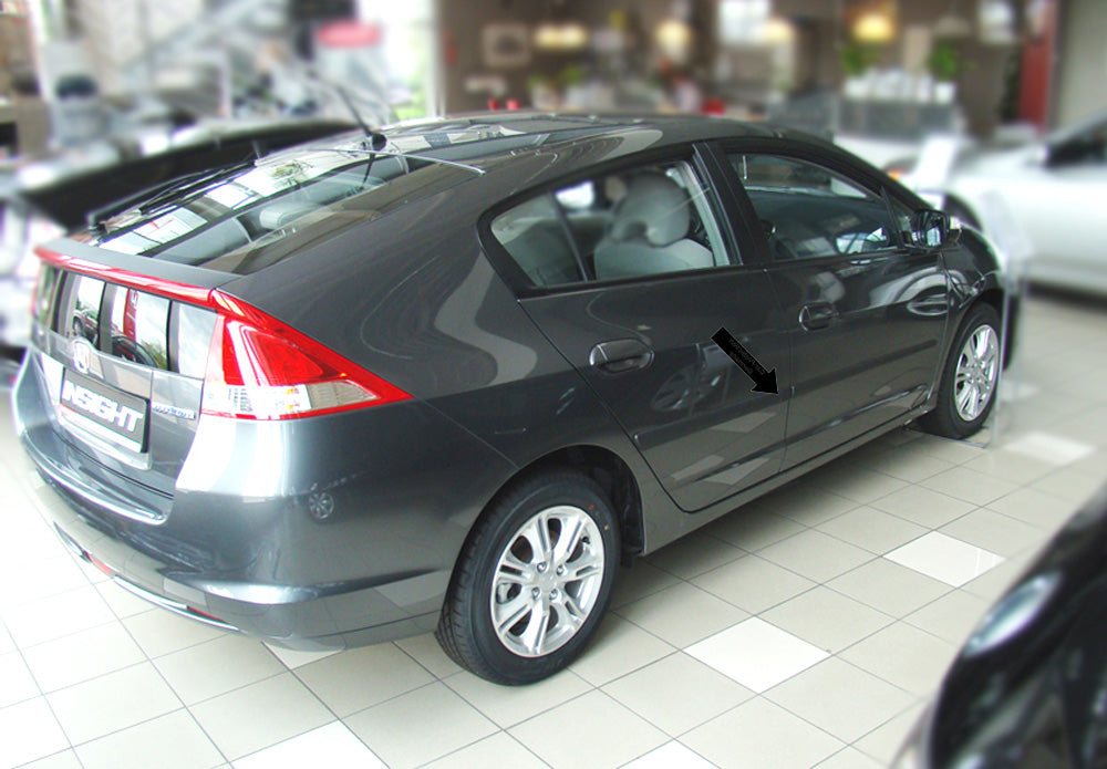Seitenschutzleisten schwarz für Honda Insight Schrägheck facelift 2011- F16/20 d