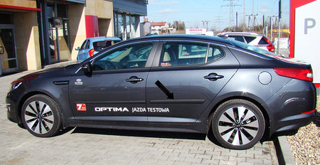 Seitenschutzleisten schwarz für Kia Optima III Limousine Typ TF 2010-2015 F16/20 b