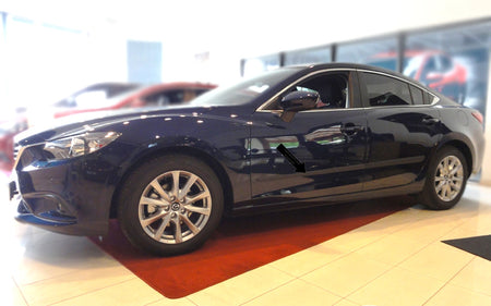 Seitenschutzleisten schwarz für Mazda 6 III Typ GJ Limousine Mazda6 2012- F16/20 d