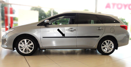Seitenschutzleisten schwarz für Toyota Auris Touring Sports Kombi 2013-15 F16/20 d