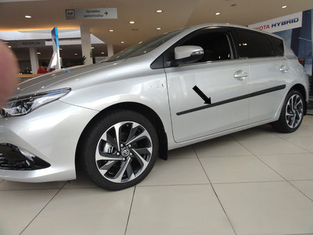 Seitenschutzleisten schwarz für Toyota Auris 5-Türer ab facelift 06.2015- F16/20 d