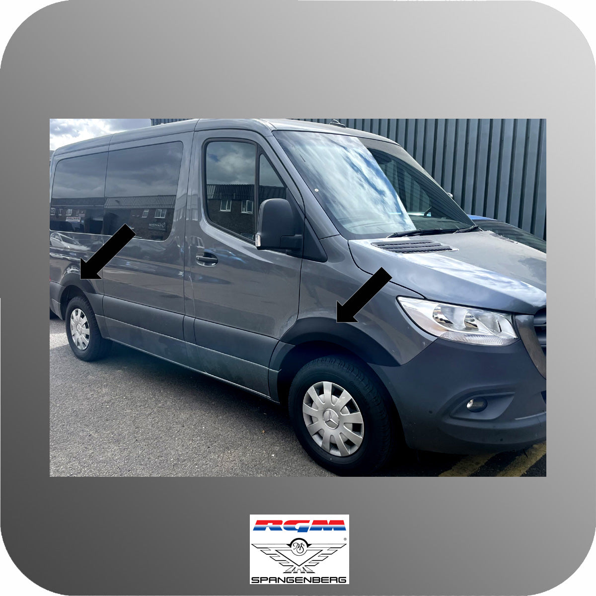 Radlaufabdeckung für Mercedes Sprinter Typ B907/910 ab Baujahr 06.2018- 7420180 b