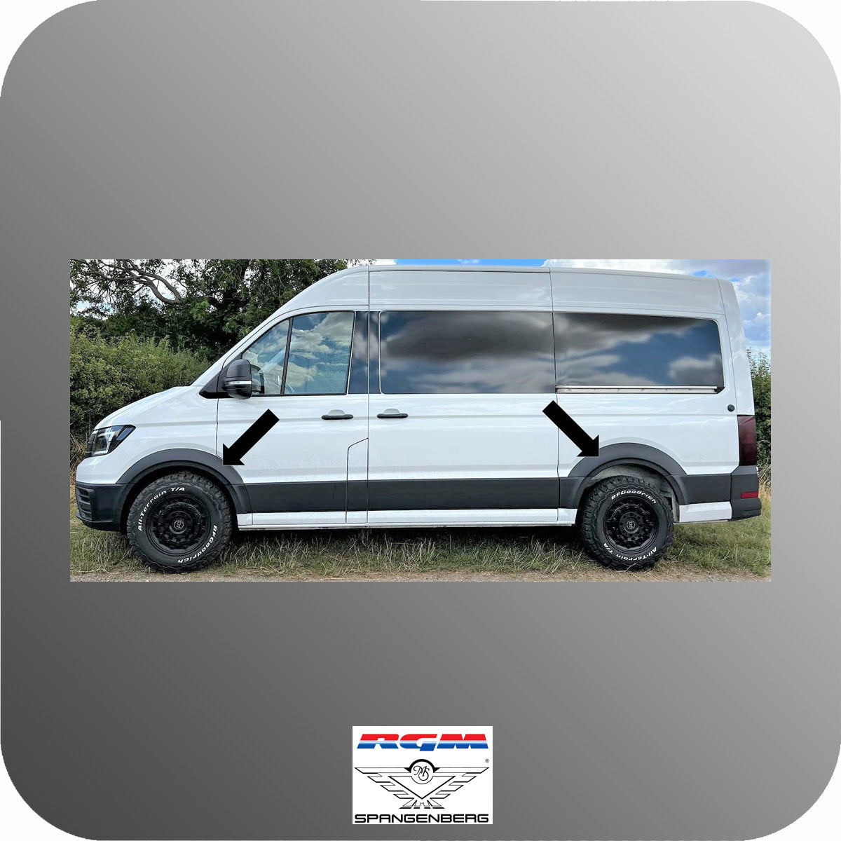 Radlaufabdeckung für Volkswagen VW Crafter ab Baujahr 01.2017- 74202501 a