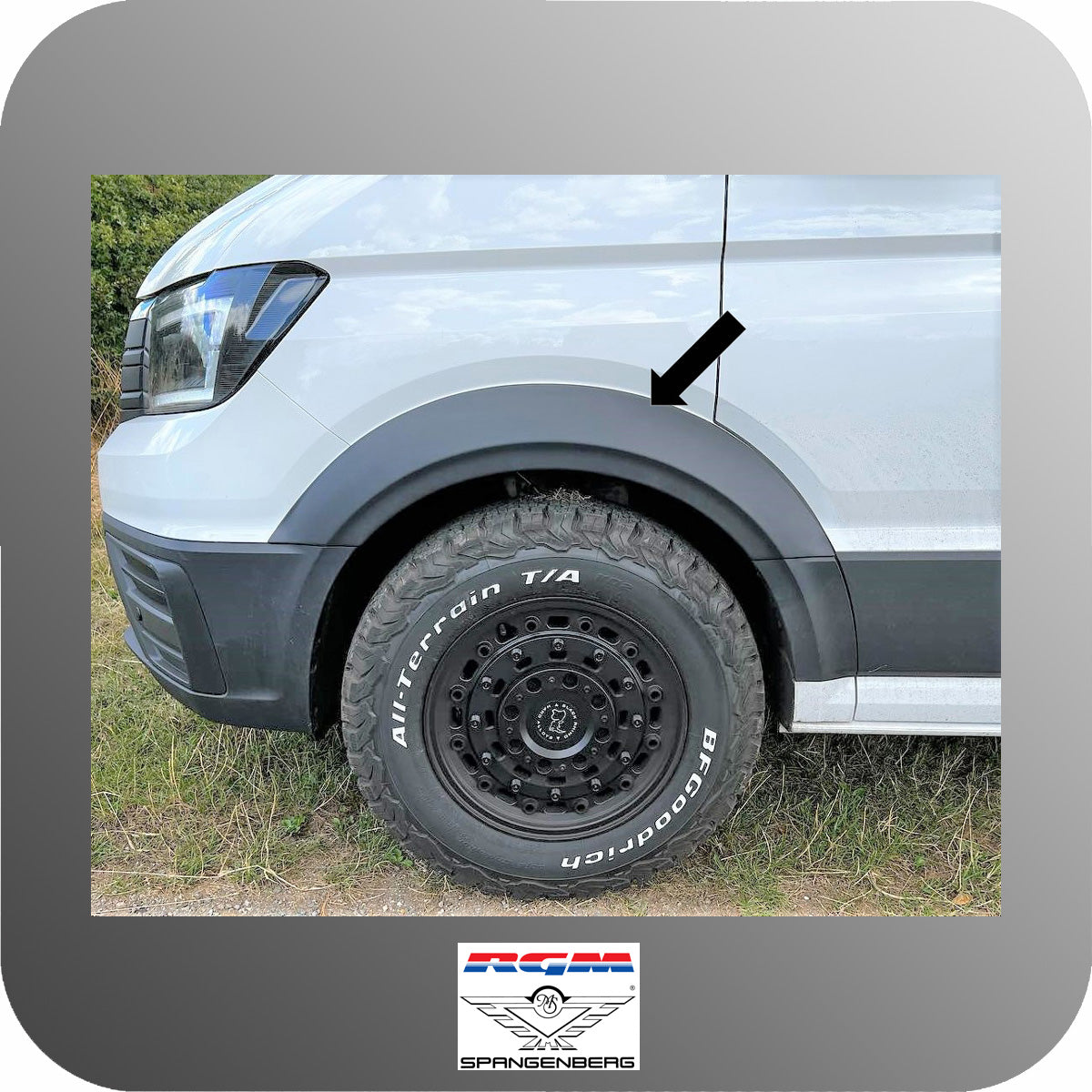 Radlaufabdeckung für Volkswagen VW Crafter ab Baujahr 01.2017- 74202501 b