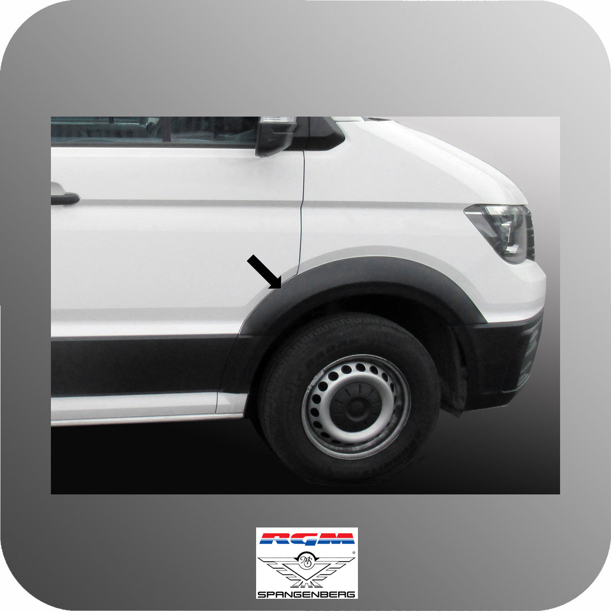 Radlaufabdeckung für Volkswagen VW Crafter ab Baujahr 01.2017- 74202501 d