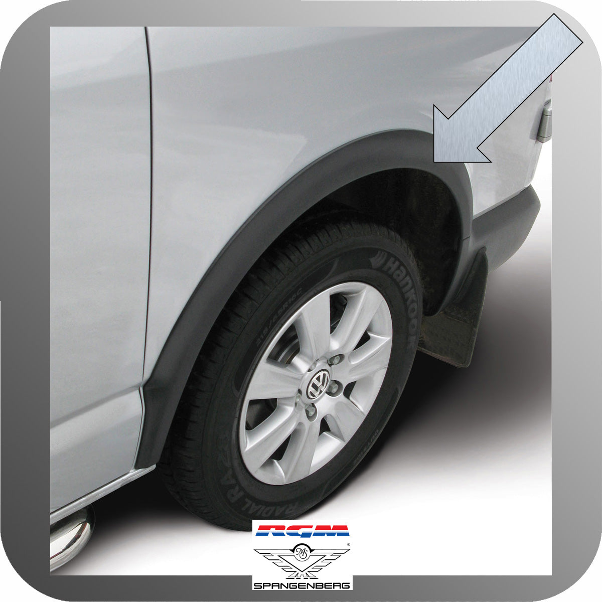Radlaufabdeckung für VW T6 Radstand lang Schiebetür(-en) 02.2015-11.2019 7420360 c