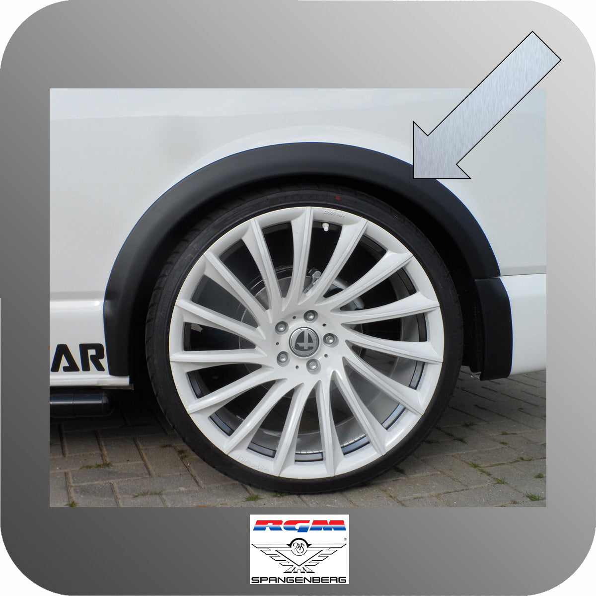 Radlaufabdeckung für VW T6.1 lang 1&2 Schiebetüren & Heckklappe 11.2019- 7420660 e