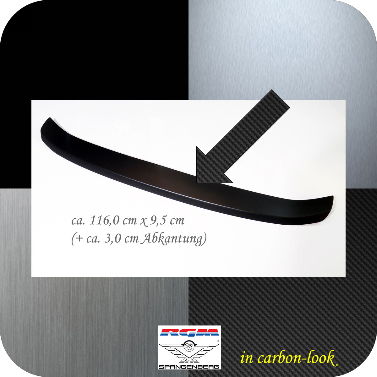 Ladekantenschutz Carbon-Look für VW ID.3 als 5-Türer ab Baujahr 09.2019- 3591317b