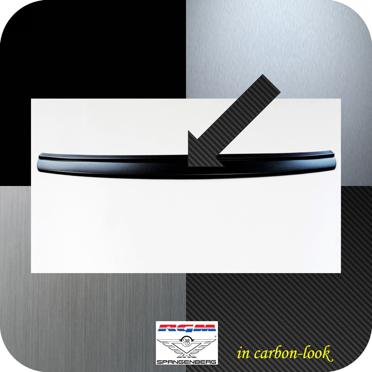 Ladekantenschutz Carbon-Look für Mazda CX-30 SUV ab Baujahr 09.2019- 3509123d