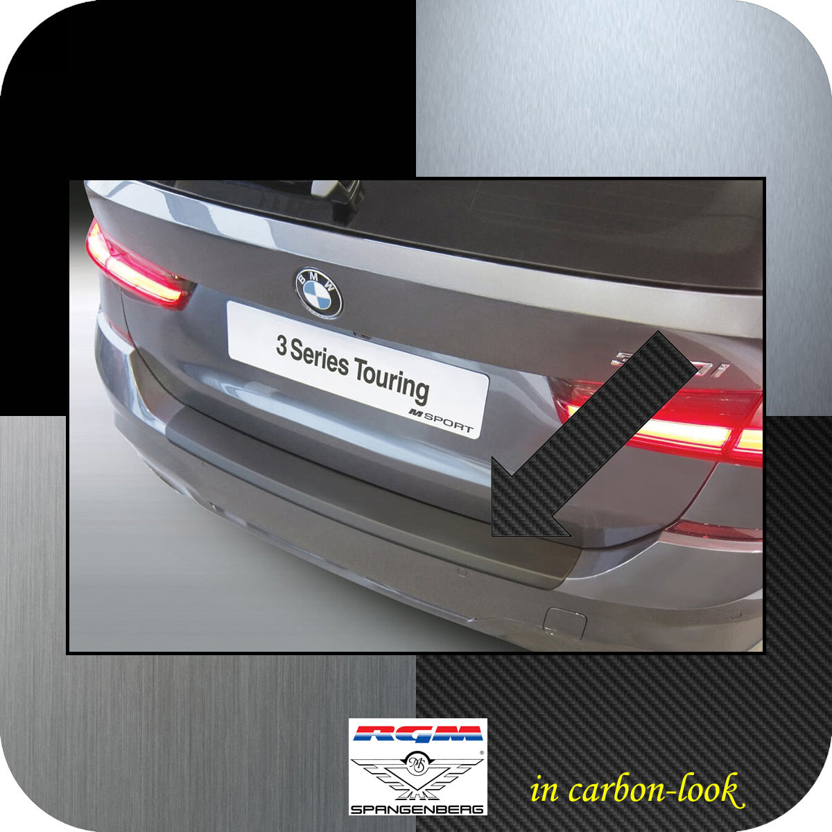 Ladekantenschutz Carbon-Look BMW 3er Touring Typ G21 M-Style ab 06.2019- 3509156