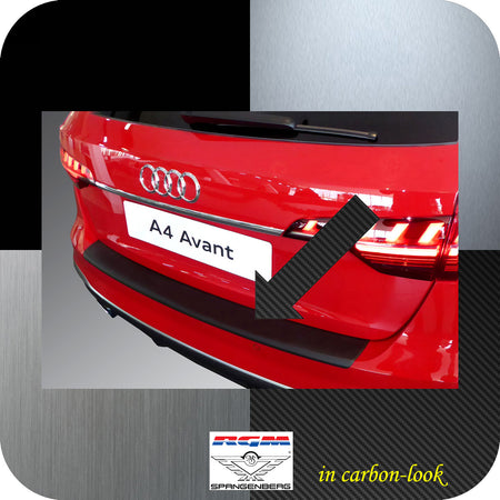 Ladekantenschutz Carbon-Look für Audi A4 Avant B9 S-Line facelift 05.2019- 3509307a