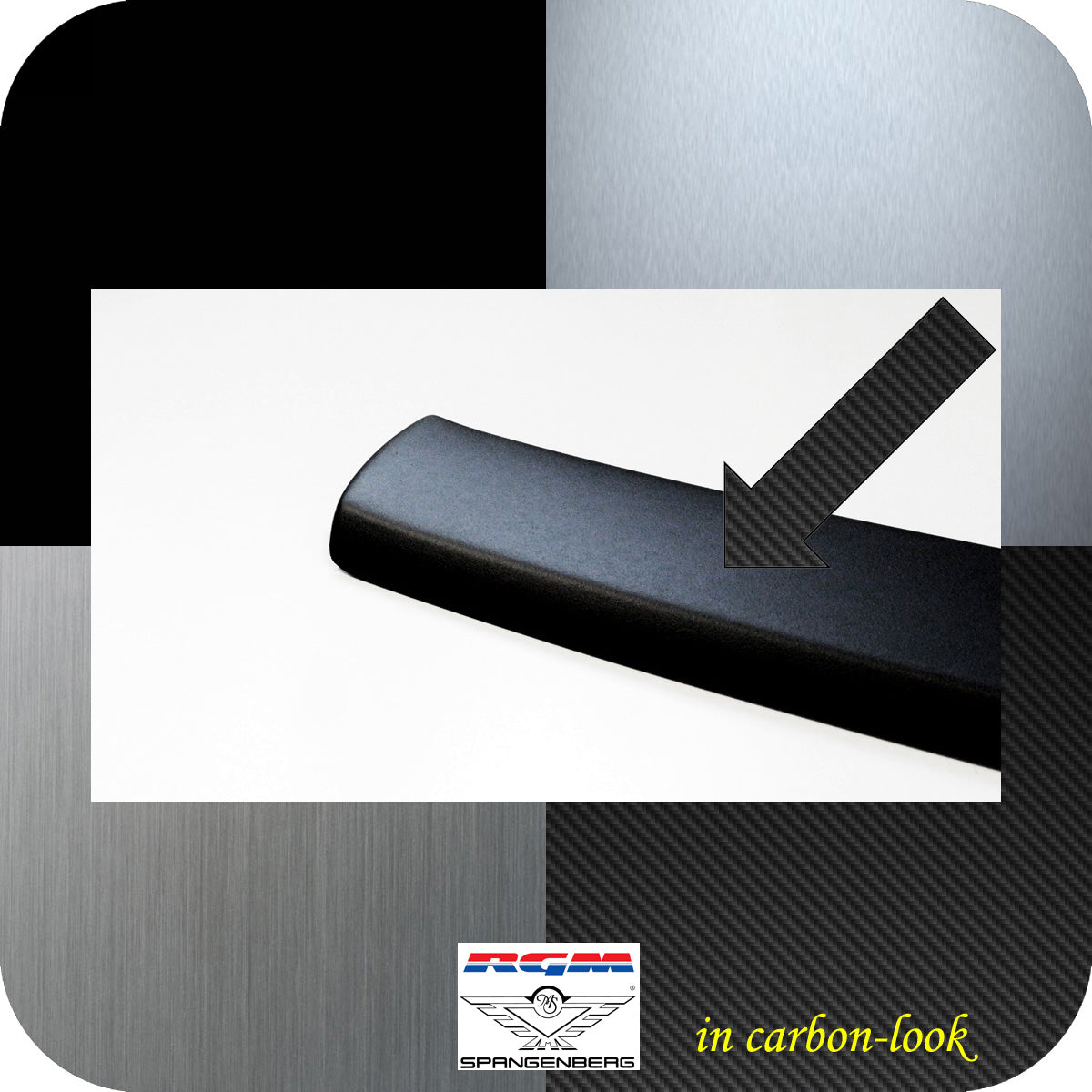 Ladekantenschutz Carbon-Look für Audi A4 Avant B9 S-Line facelift 05.2019- 3509307c