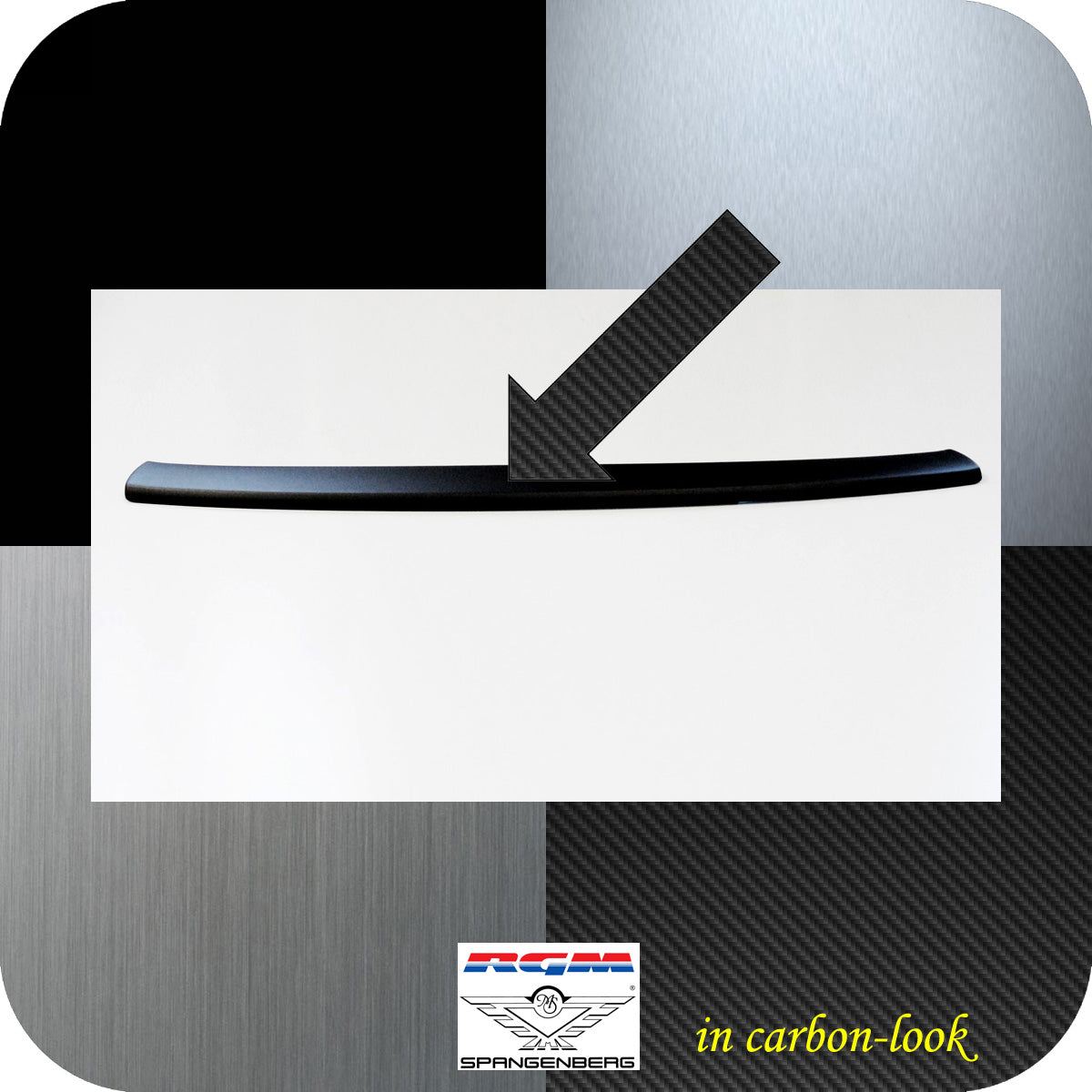 Ladekantenschutz Carbon-Look für Audi A4 Avant B9 S-Line facelift 05.2019- 3509307d