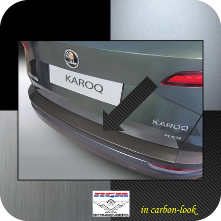 Ladekantenschutz Carbon-Look Skoda Karoq SUV vor facelift 7.2017-11.2021 3509626