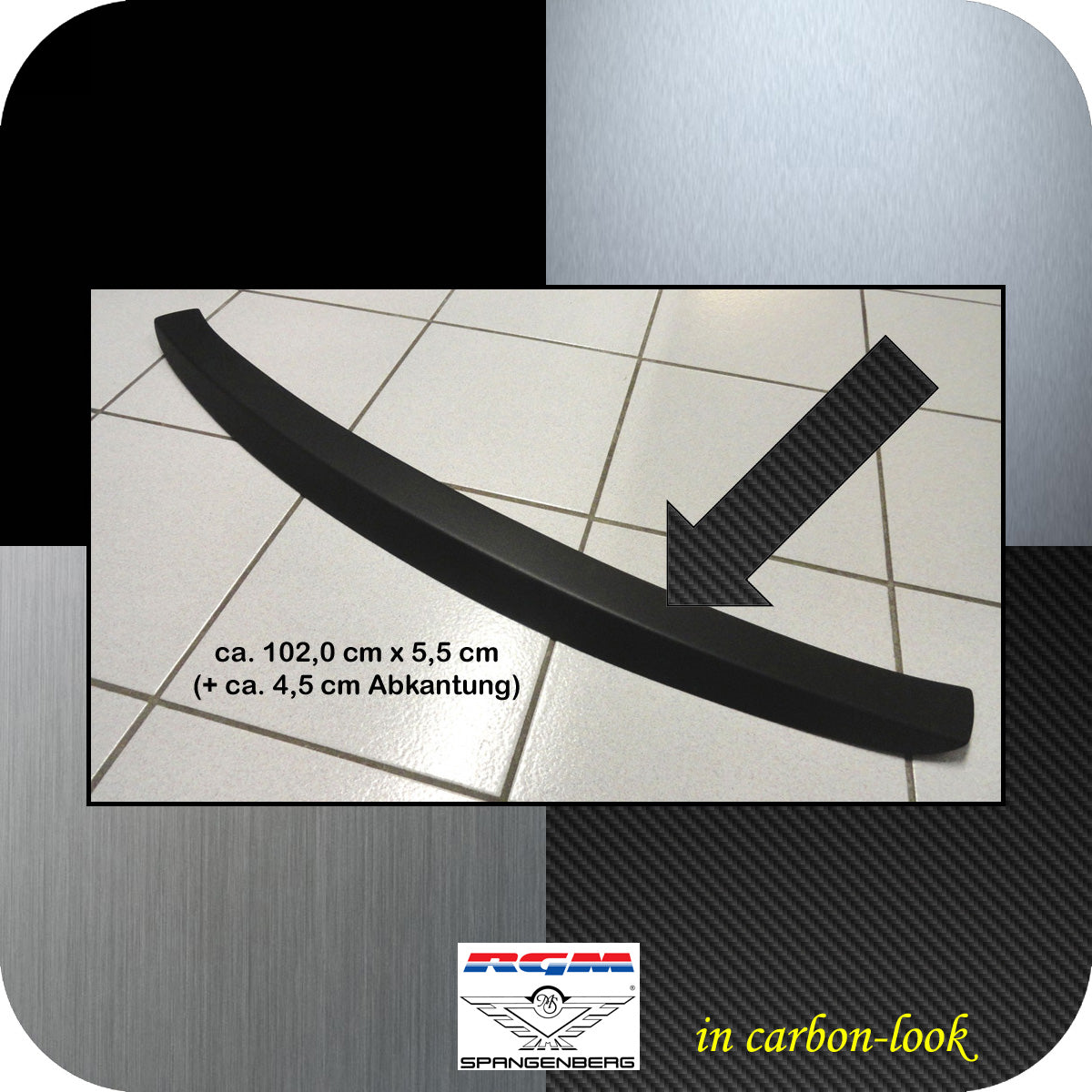 Ladekantenschutz Carbon-Look Tesla Model S ab Baujahr 06.2012- 3509658b