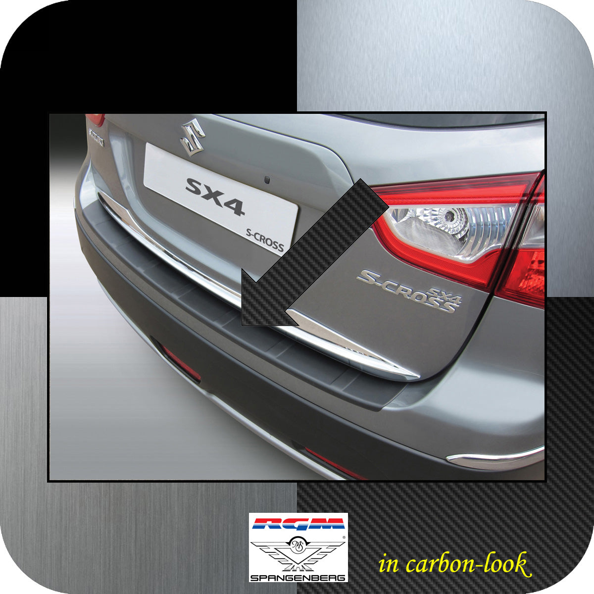 Ladekantenschutz Carbon-Look Suzuki SX4 S-Cross SUV Kombi ab 2013- 3509700