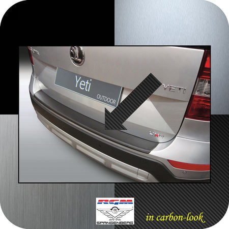 Ladekantenschutz Carbon-Look Skoda Yeti 4x4 Outdoor ab Baujahr 2013- 3509722