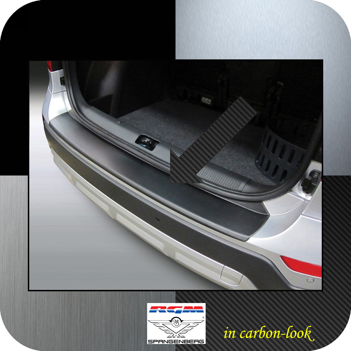 Ladekantenschutz Carbon-Look Skoda Yeti 4x4 Outdoor ab Baujahr 2013- 3509722