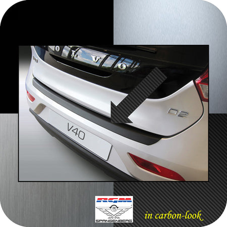 Ladekantenschutz Carbon-Look Volvo V40 auch Cross Country ab 2012- 3509740
