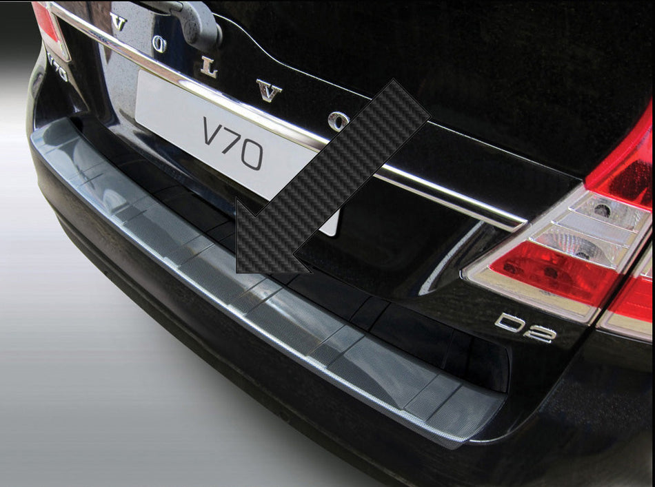Ladekantenschutz Carbon-Look Volvo V70 III Kombi ab facelift 2013-16 3509761