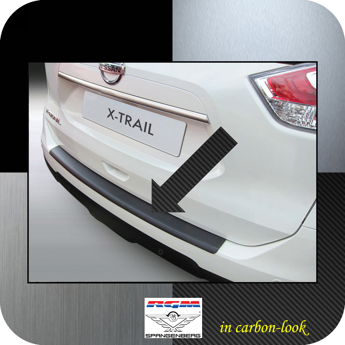 Ladekantenschutz Carbon-Look Nissan X-Trail III T32 12.2013-07.2017 3509768