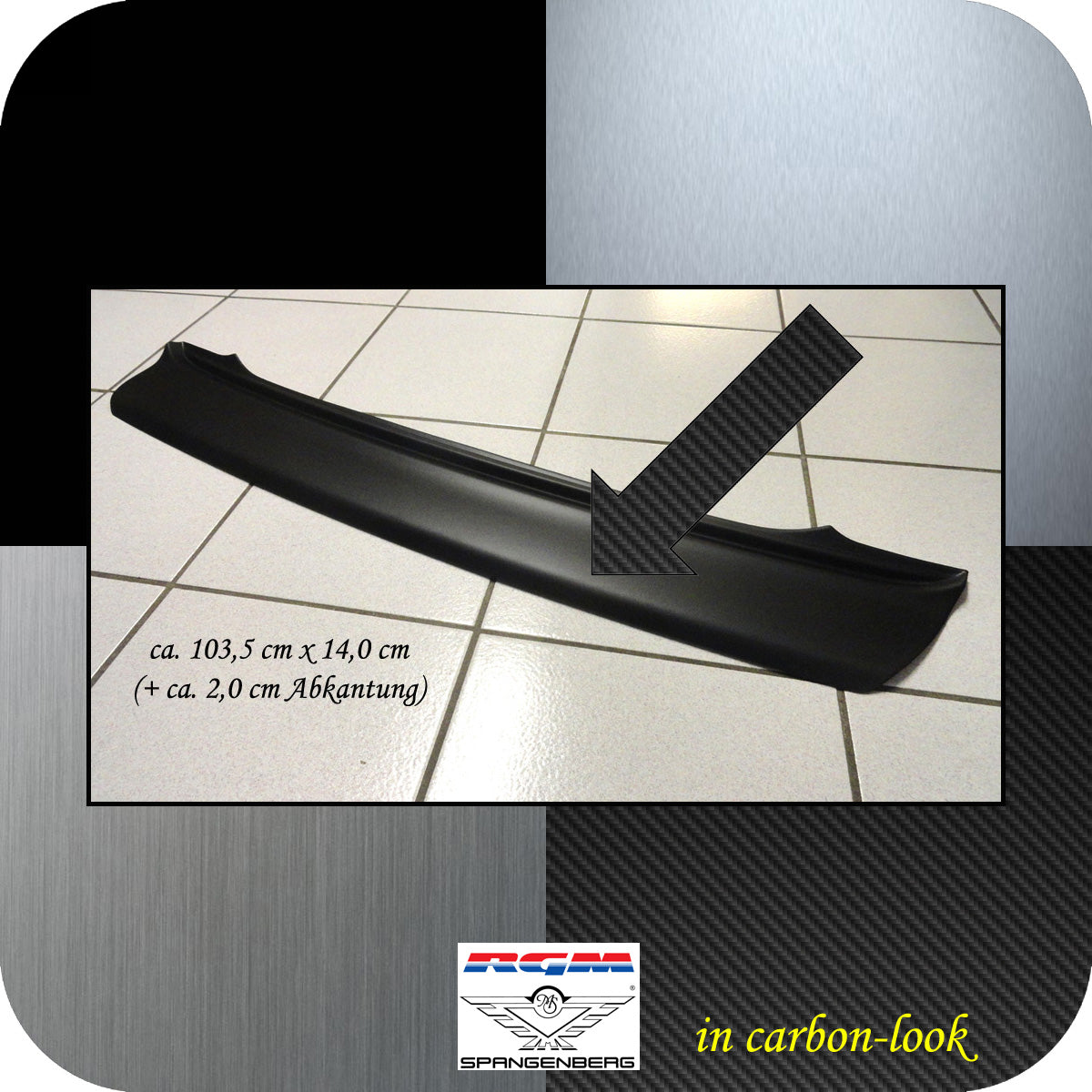 Ladekantenschutz Carbon-Look Nissan Juke SUV Kombi ab facelift Bj 2014- 3509778