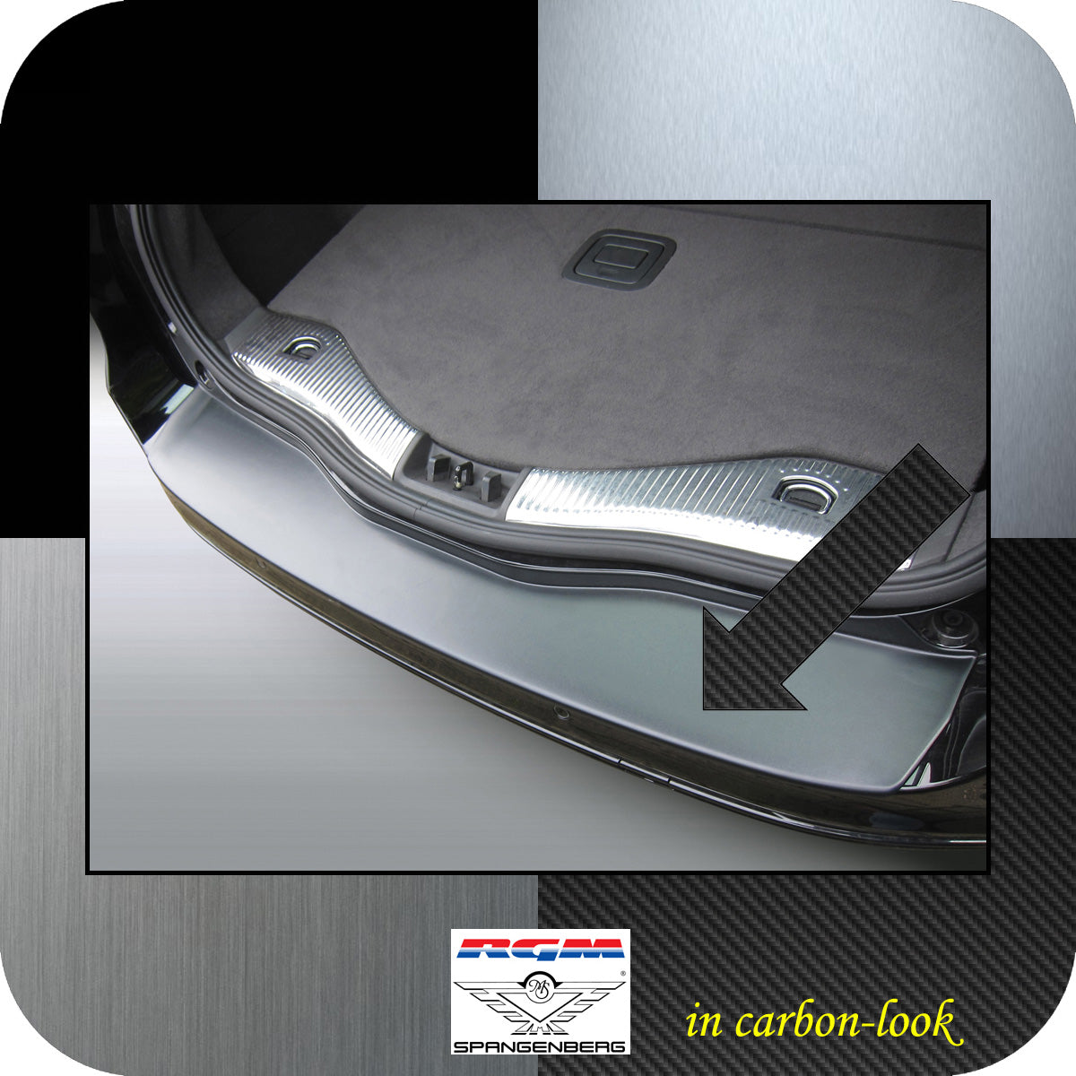 Ladekantenschutz Carbon-Look Ford Mondeo V Turnier Kombi ab Bj 2014- 3509785
