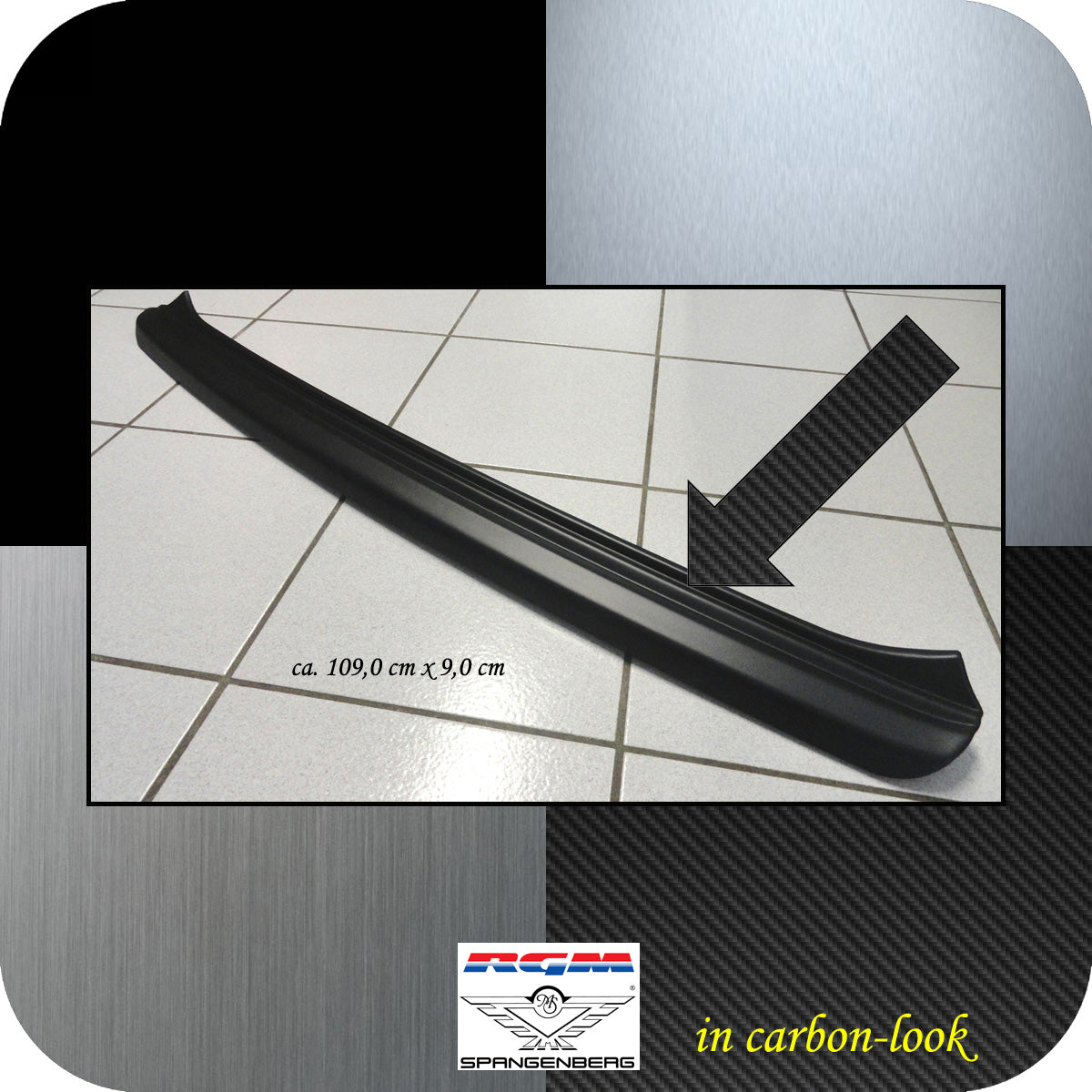 Ladekantenschutz Carbon-Look Kia Sorento III SUV vor facelift 2015-17 3509880