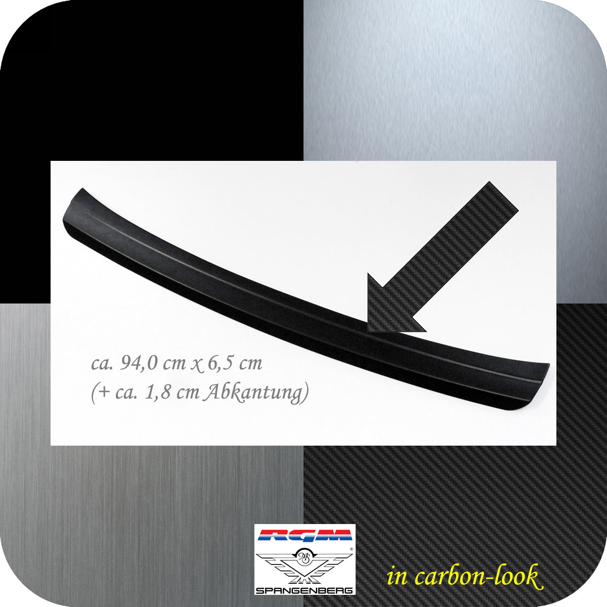 Ladekantenschutz Carbon-Look für Seat Leon IV Typ KL 5-Türer ab 03.2020- 3591311 b