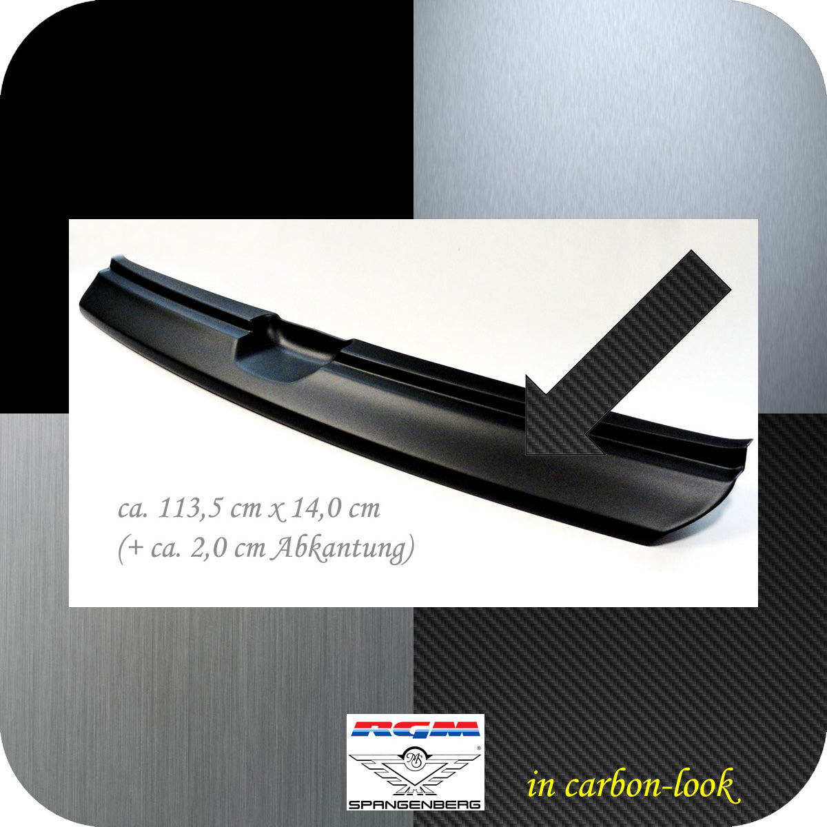 Ladekantenschutz Carbon-Look Kia e-Niro ab 12.2018- NICHT Plug-in Hybrid 3591338 b