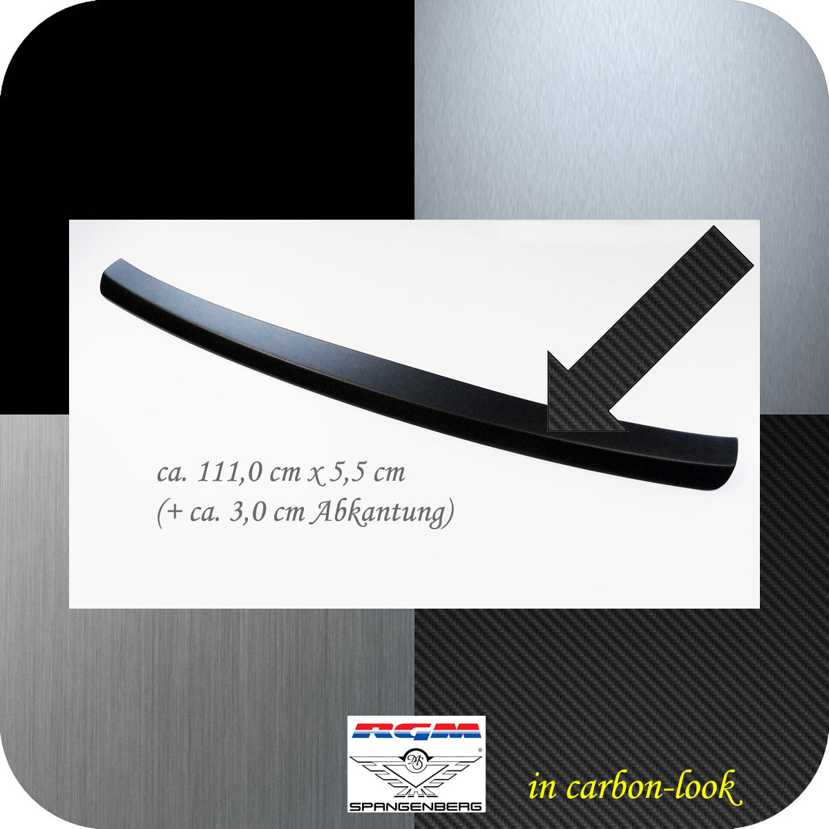 Ladekantenschutz Carbon-Look für Skoda Enyaq SUV ab Baujahr 04.2021- 3591343b