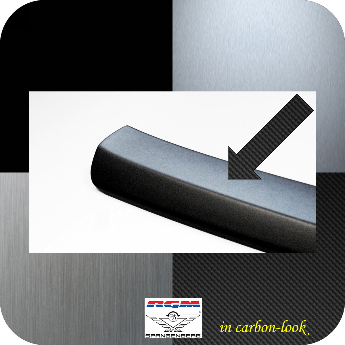 Ladekantenschutz Carbon-Look für Skoda Enyaq SUV ab Baujahr 04.2021- 3591343c