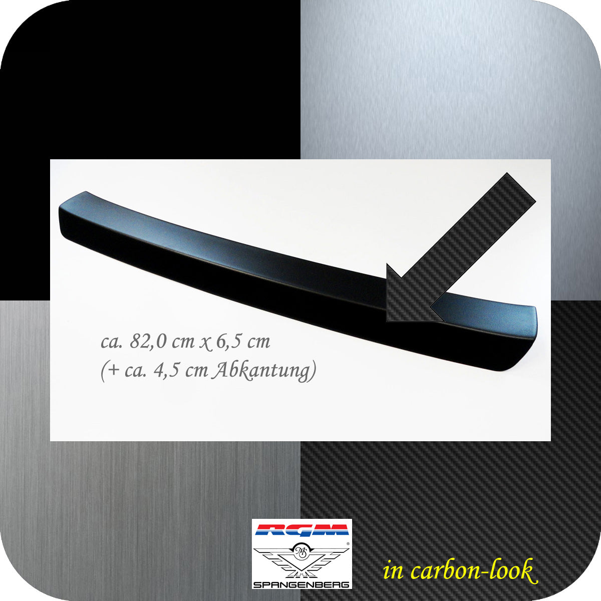 Ladekantenschutz Carbon-Look für BMW 4er Coupe G22 nur M-Style ab 10.2020- 3591350b