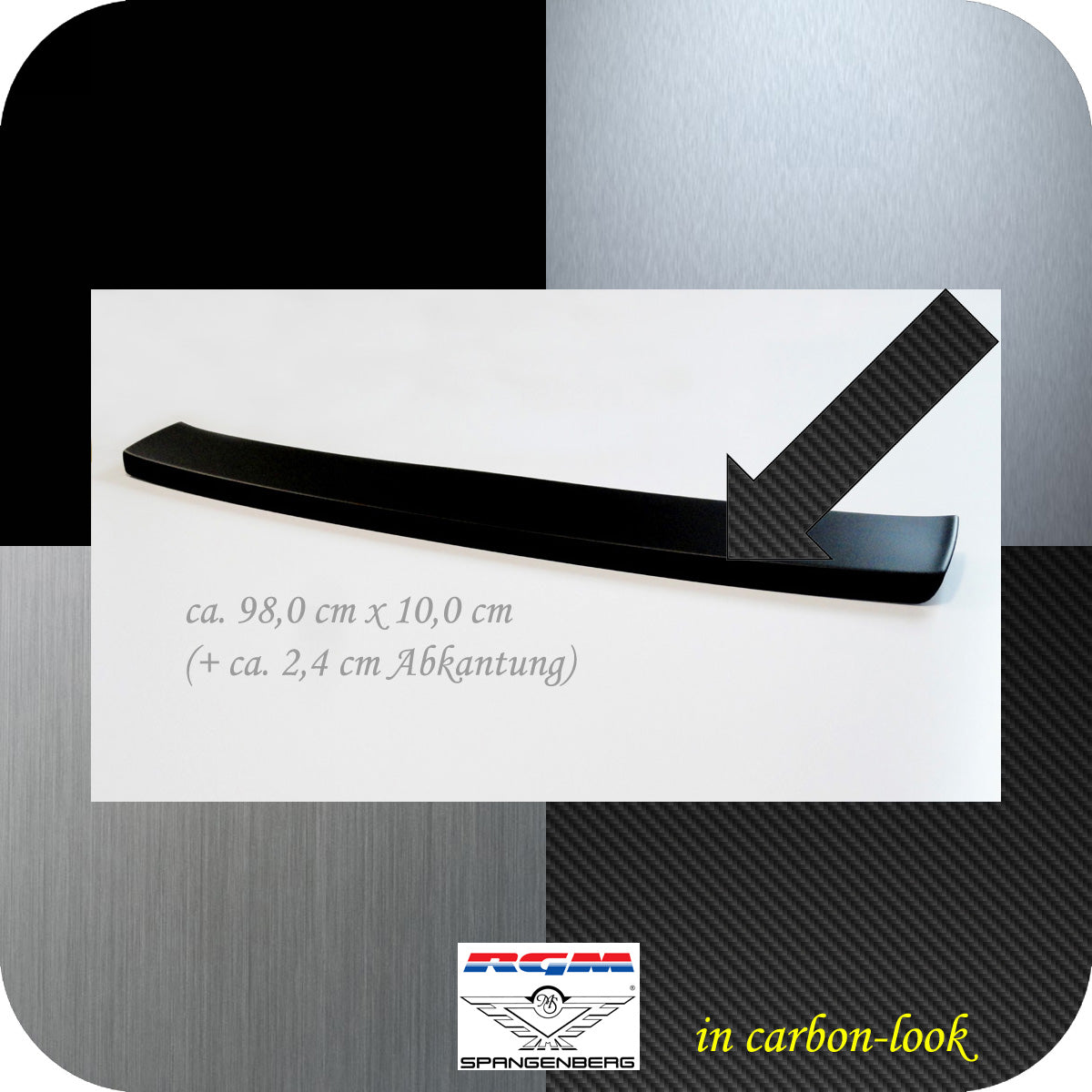 Ladekantenschutz Carbon-Look für Peugeot 308 SW III Kombi ab Bj 07.2021- 3591364 b