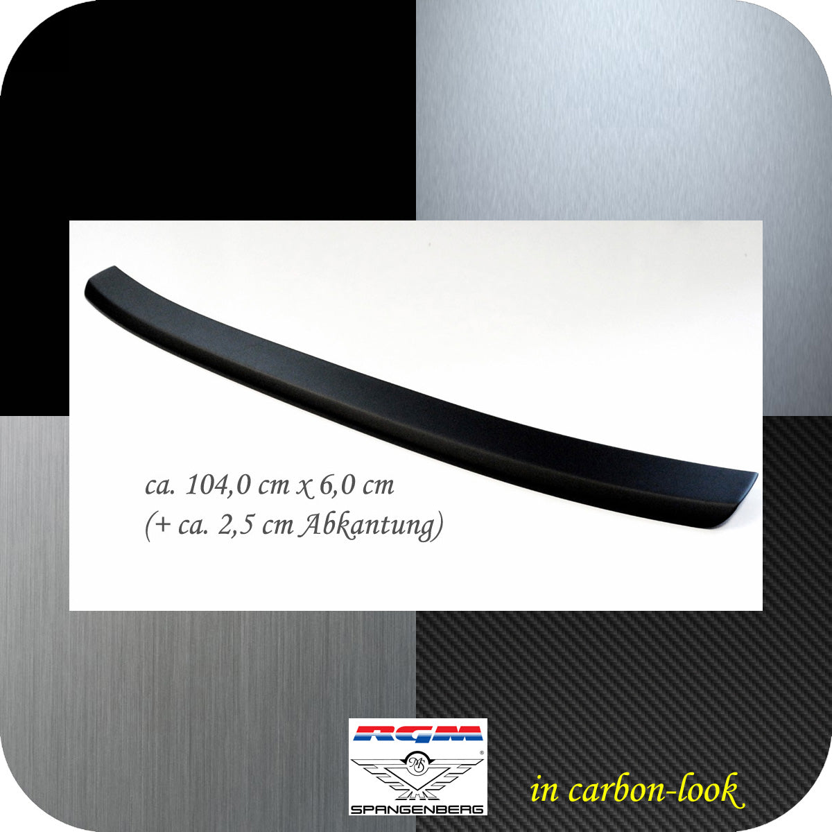 Ladekantenschutz Carbon-Look für VW Taigo SUV ab Baujahr 09.2021- 3591369 c