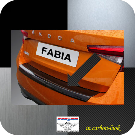 Ladekantenschutz Carbon-Look für Skoda Fabia IV Hatchback 5-Tür 09.2021- 3591370 a