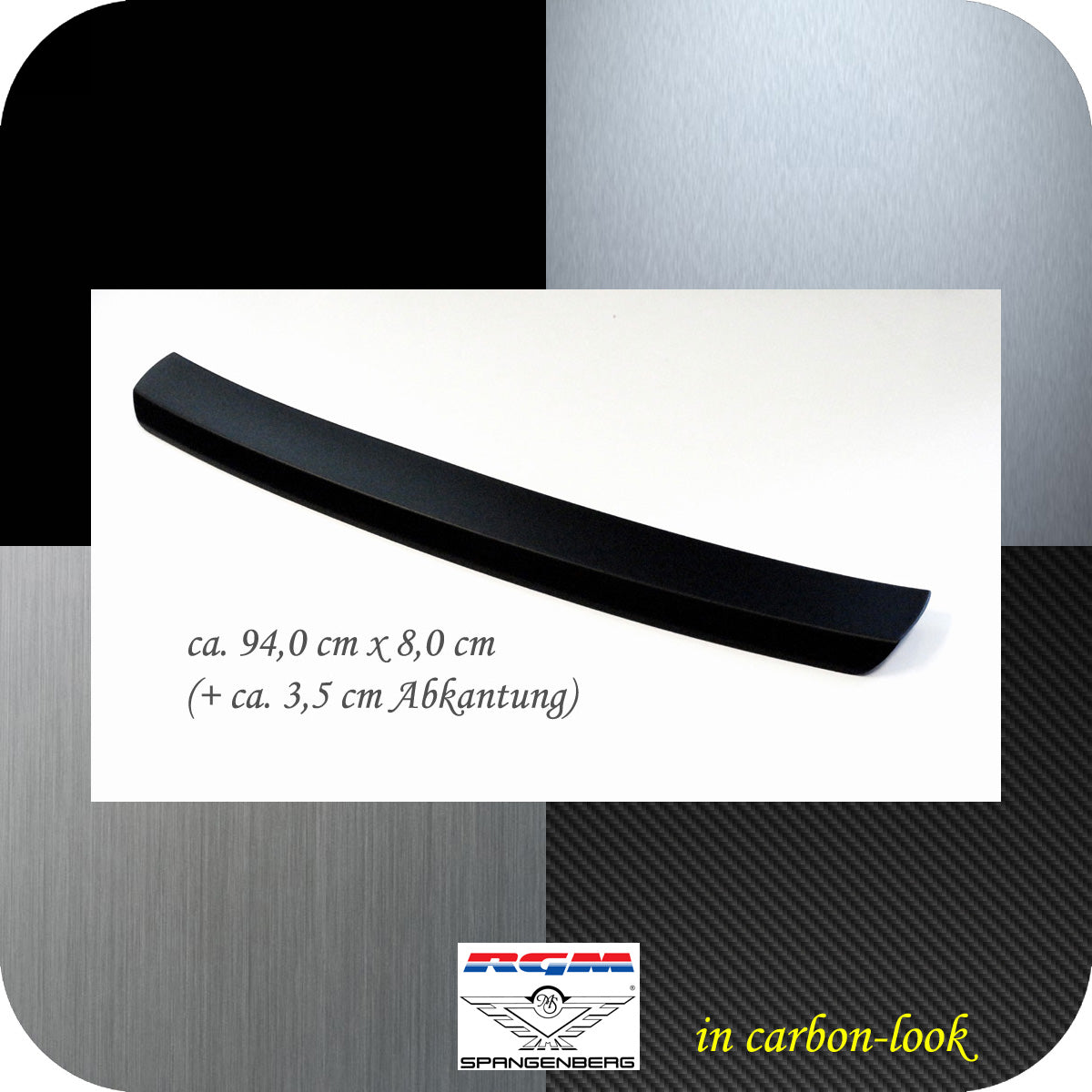 Ladekantenschutz Carbon-Look für Skoda Fabia IV Hatchback 5-Tür 09.2021- 3591370 b
