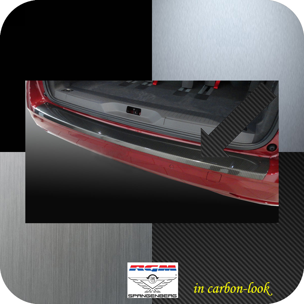 Ladekantenschutz Carbon-Look VW T7 Caravelle Multivan Transporter 06.21- 3591373 b