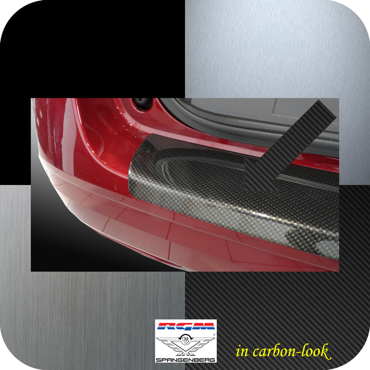 Ladekantenschutz Carbon-Look VW T7 Caravelle Multivan Transporter 06.21- 3591373 c