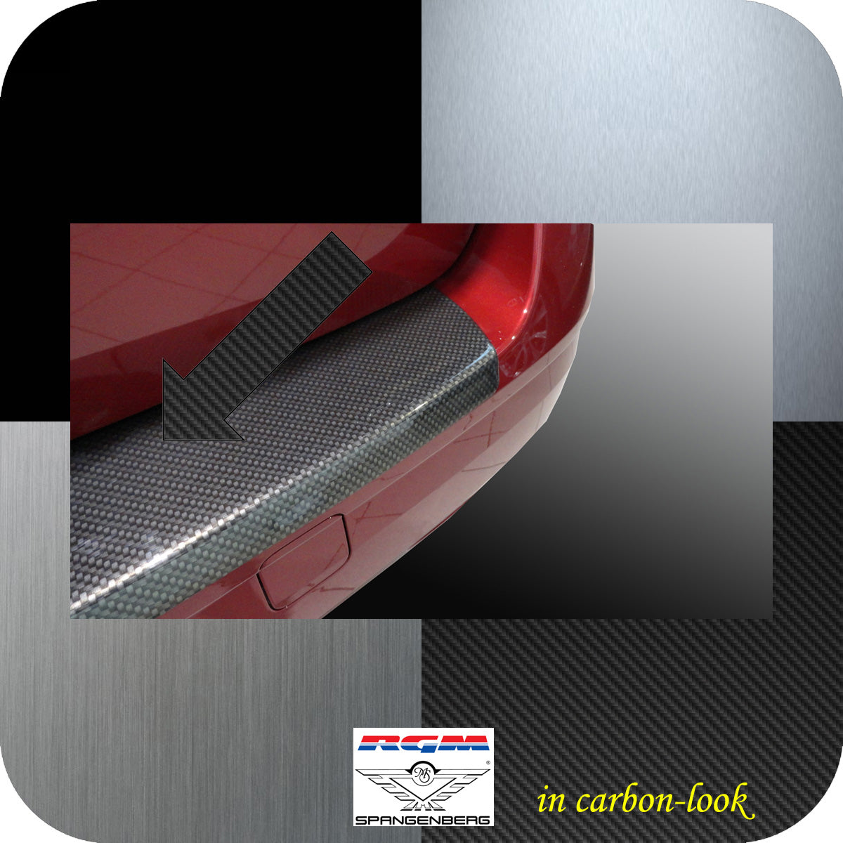 Ladekantenschutz Carbon-Look VW T7 Caravelle Multivan Transporter 06.21- 3591373 d