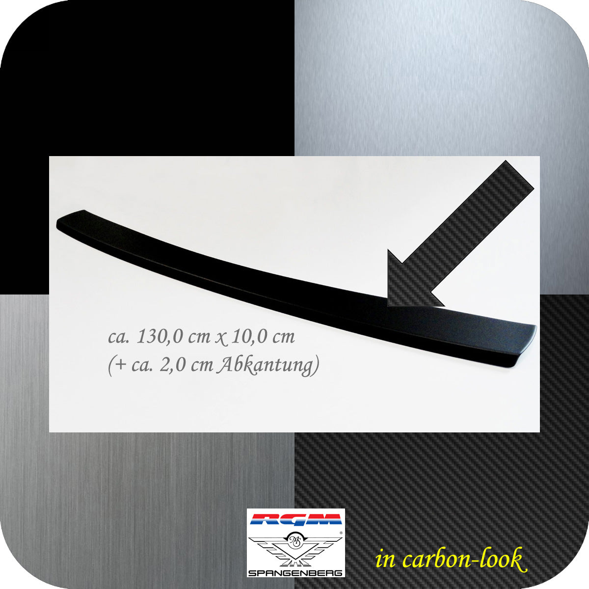 Ladekantenschutz Carbon-Look VW T7 Caravelle Multivan Transporter 06.21- 3591373 f