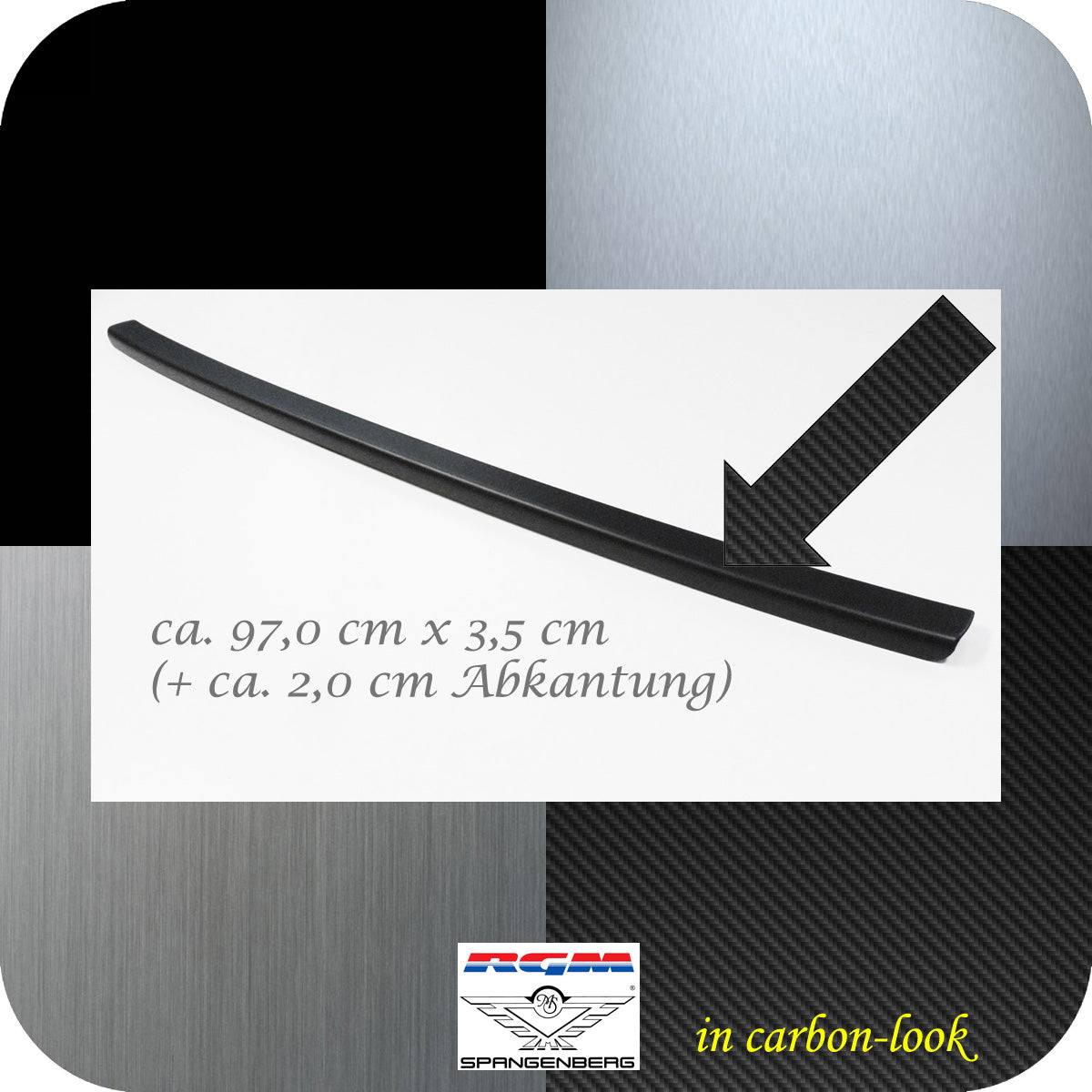 Ladekantenschutz Carbon-Look für Honda HR-V III 3.Generation ab 09.2021- 3591380 e