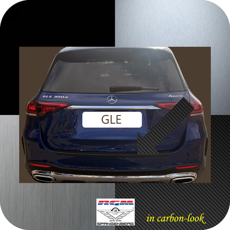Ladekantenschutz Carbon-Look für Mercedes GLE II Typ V167 SUV ab 10.18- 3591381 b